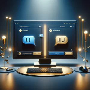 gebruik je online u of jij