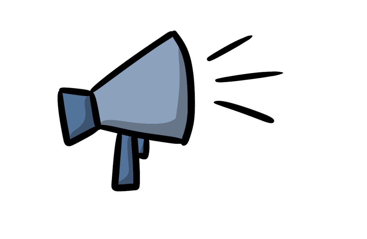 Nexify Website Story System heldere boodschap - megafoon icoon